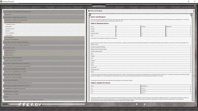 Fantasy Grounds - D&D Classics: The Complete Barbarian's Handbook