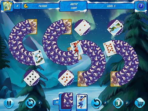 Solitaire Jack Frost Winter Adventures