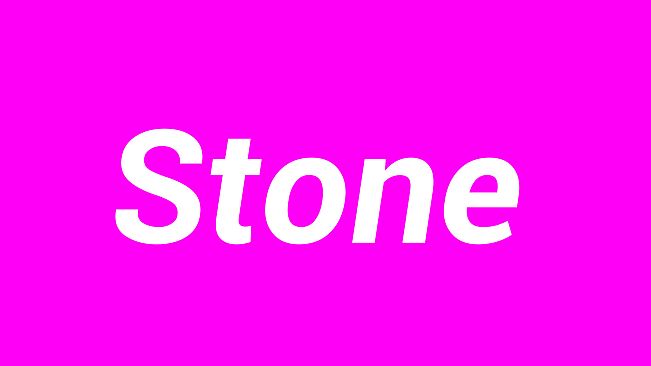STONE - SCREENPLAY