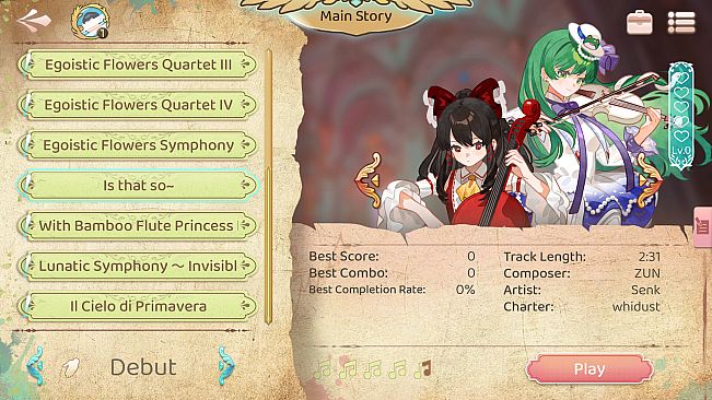 Concerto on White: Cajon Story - Touhou Project Music Pack