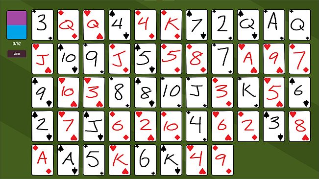 Accordion Solitaire - Developer Art Deck