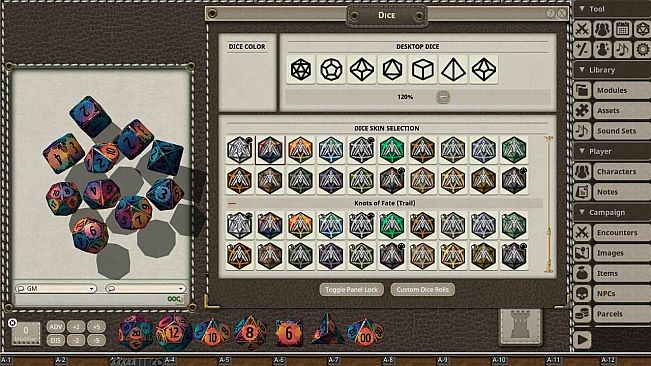 Fantasy Grounds - Knots of Fate Dice Pack