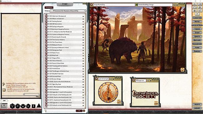 Fantasy Grounds - Pathfinder 2 RPG - Pathfinder Society Scenario #2-02: Mountain of Sea and Sky