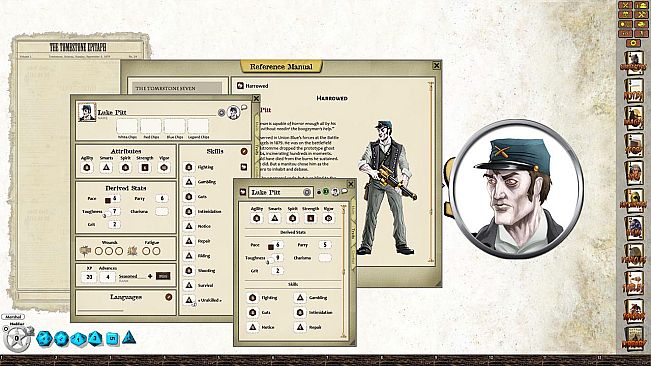 Fantasy Grounds - Stone and a Hard Place: The Tombstone Seven (Savage Worlds)