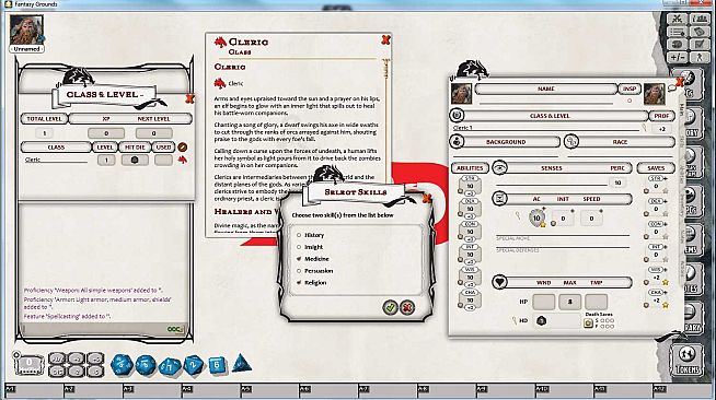Fantasy Grounds - D&D Cleric Class Pack