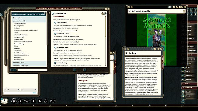 Fantasy Grounds - Book of Heroic Races: Advanced Compendium