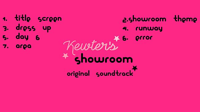 Kewter's Showroom Original Soundtrack