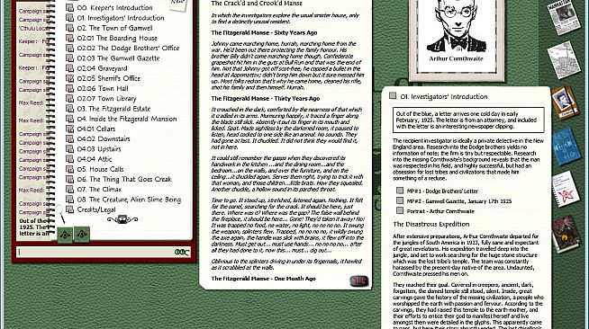 Fantasy Grounds - Call of Cthulhu: Crack'd and Cook'd Manse (CoC)