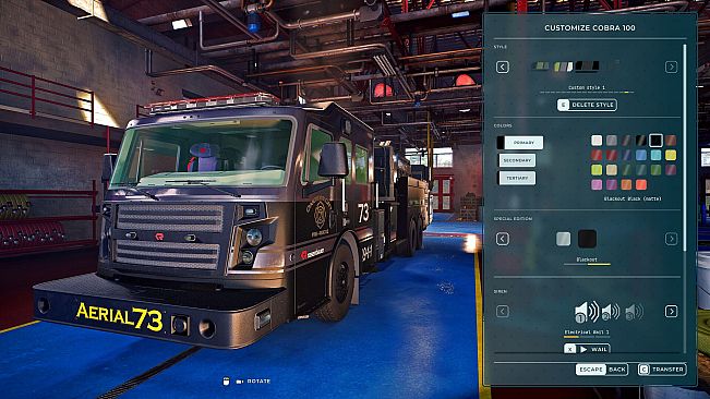 Firefighting Simulator: Ignite - Blackout Truck Edition Skins DLC