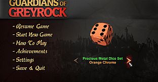 Guardians of Greyrock - Dice Pack: Precious Metal Set