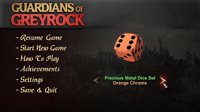 Guardians of Greyrock - Dice Pack: Precious Metal Set