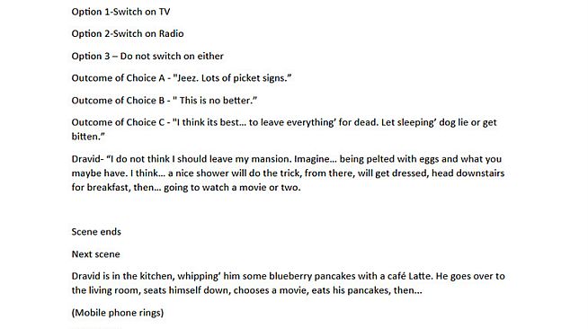 Axiom Alternative III Script