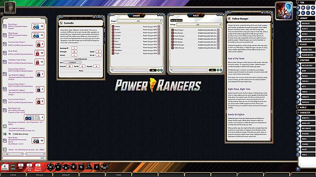 Fantasy Grounds - Power Rangers Roleplaying Game Core Rulebook