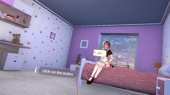 Foot washing and massage for DIY girls in VR