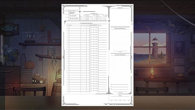 Tavern Talk Stories: Dreamwalker - TTRPG Character Sheet Bundle