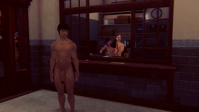 Cyberpunk men for Fuck in police