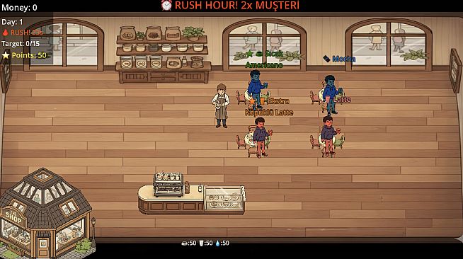 Coffee Shop: Daily Shift