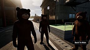 Playing tag with a bear