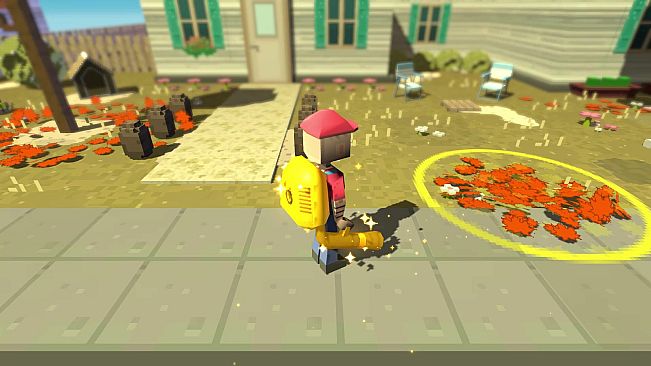 Leaf Blower Man - Golden Leafblower