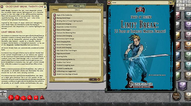 Fantasy Grounds - Feats of Legend - Limit Break: 21 Feats of Martial Finality! (PFRPG)