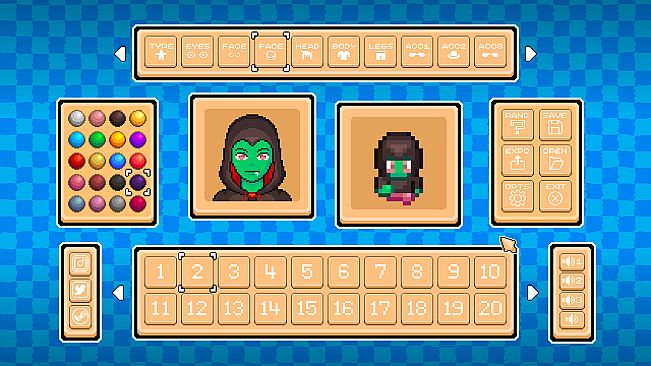 Pixelart Character Creator