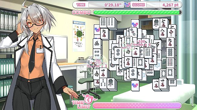 Otoko Cross: Pretty Boys Mahjong Solitaire