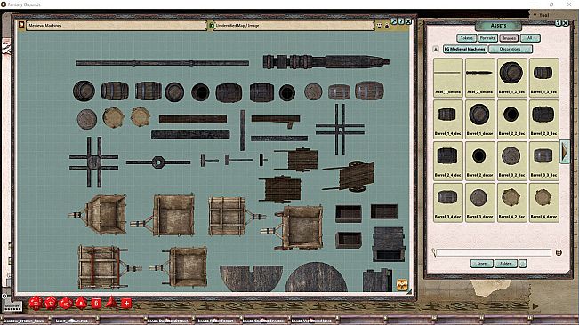 Fantasy Grounds - FG Medieval Machines Map Pack