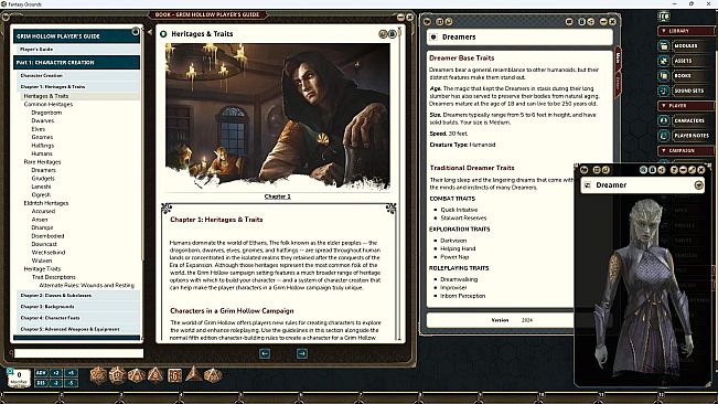 Fantasy Grounds - Grim Hollow: Player's Guide