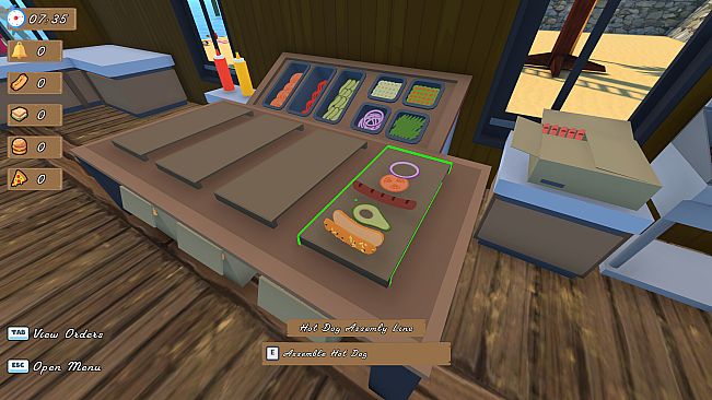 Seaside Cafe Rush Hour