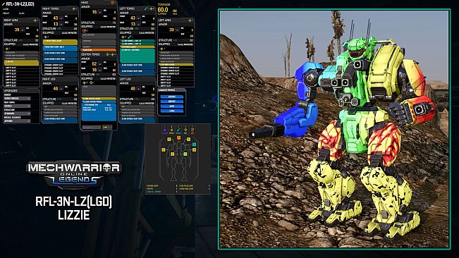 MechWarrior Online - Shorty and Lizzie Legendary Mech Pack