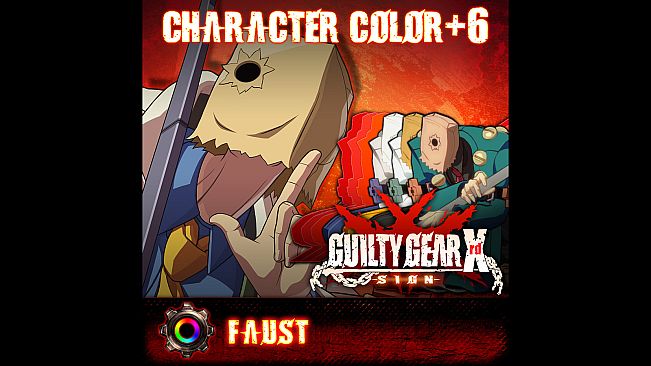 GGXrd Extra Color Palettes - FAUST