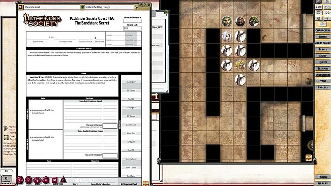 Fantasy Grounds - Pathfinder 2 RPG - Pathfinder Society Quest #1: The Sandstone Secret (PFRPG2)