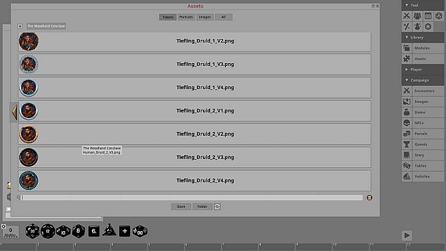 Fantasy Grounds - Portal Packs - Token Essentials: The Woodland Conclave