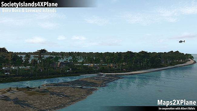 X-Plane 11 - Add-on: Aerosoft - Society Islands XP - Bora Bora & Leeward Islands