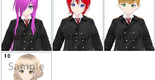 RPG Maker 3D Character Converter - Gee-kun-soft character 03 military uniform