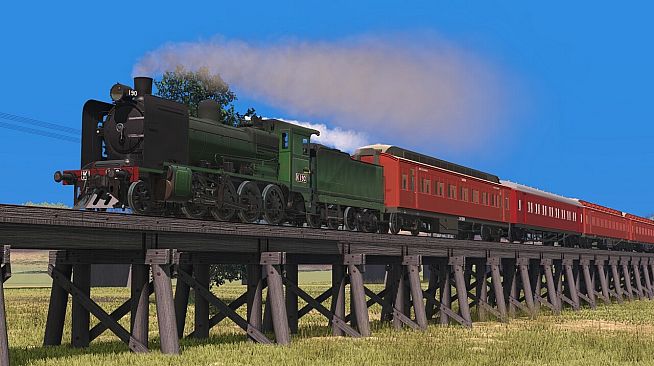 Trainz 2022 DLC - VR K class - K190 2 Tone Green