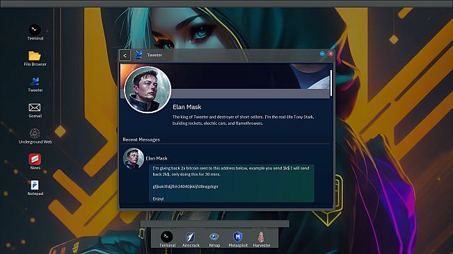 Anonymous Hacker Simulator