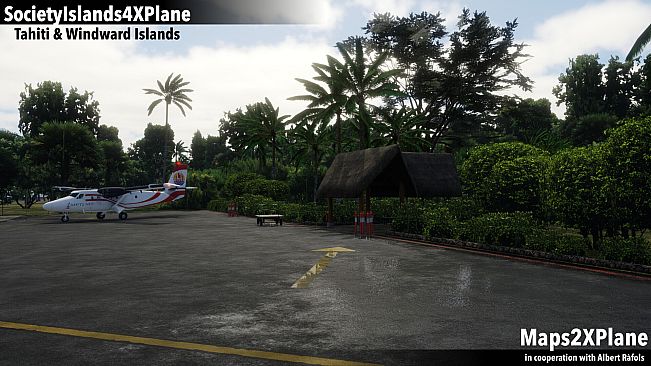 X-Plane 12 Add-on: Aerosoft - Society Islands XP - Tahiti & Windward Islands