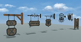 RPG Developer Bakin Modular Medieval Signs