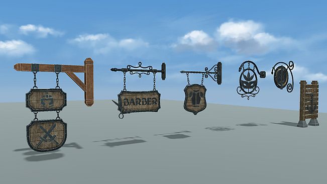 RPG Developer Bakin Modular Medieval Signs