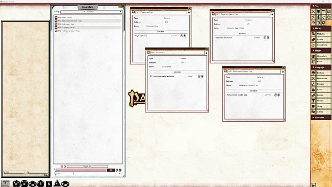 Fantasy Grounds - Pathfinder 2 RPG - Bestiary - Syrinscape Sound Link Pack