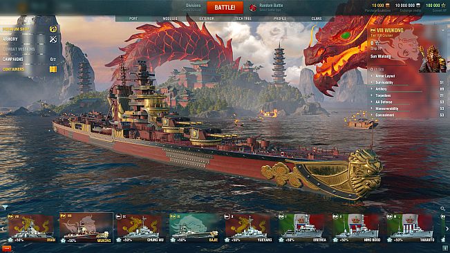 World of Warships — Wukong