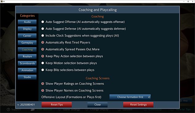 Pro Strategy Football 2025