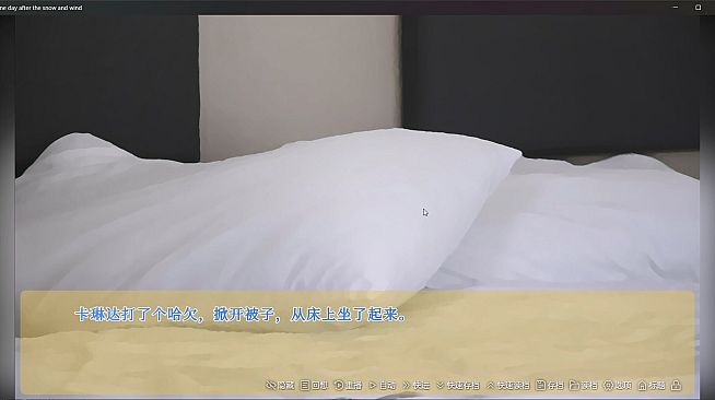 One day after the snow and wind