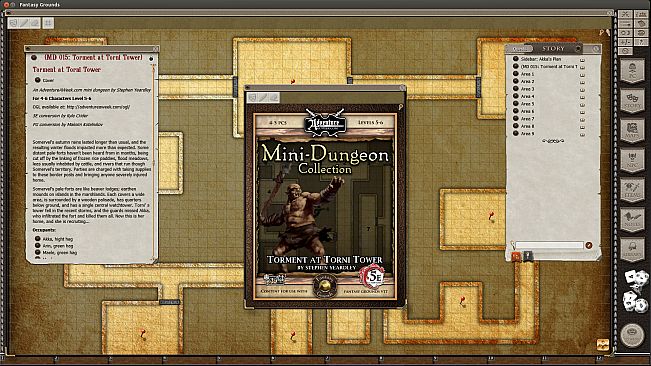 Fantasy Grounds - Mini-Dungeon #015: Torment at Torni Tower (5E)