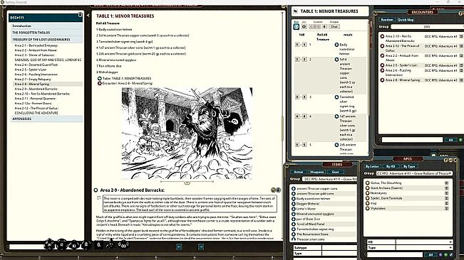 Fantasy Grounds - Dungeon Crawl Classics #111: Grave Robbers of Thracia