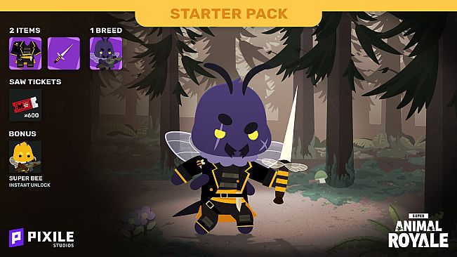Super Animal Royale Killer Bee Starter Pack
