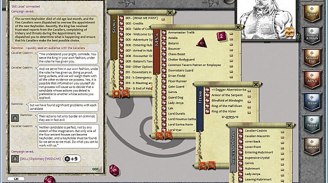 Fantasy Grounds - 1 on 1 Adventures #4: The Sixth Cavalier (PFRPG/3.5E)