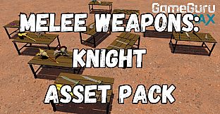 GameGuru MAX Low Poly Asset Pack - Knight Weapons Melee