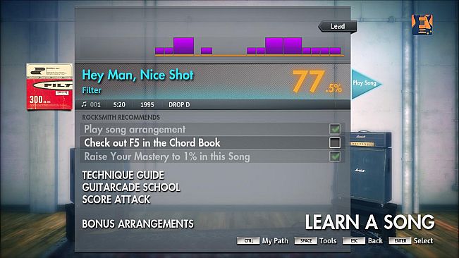 Rocksmith 2014 – Filter - “Hey Man, Nice Shot”